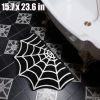 15.7 x 23.6 Inch Halloween Decor Spider Web Bath Mat for Bathroom