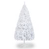 7FT Iron Leg White Christmas Tree with 1349 Branches