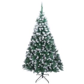 7FT Spray White PVC Christmas Tree 870 Branches YJ