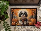 NEW Shih Tzu Fall Doormat Front Door Mat Indoor Outdoor Rugs for Entryway, Non Slip Washable Low Pile, 18H X 27W