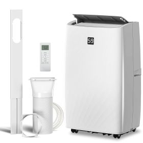 14000 BTU Portable Air Conditioner, AC Unit With Cool, Dehumidifier, Fan, 549 Sq. Ft, 24H Timer On Off, Window Kit (Color: White)